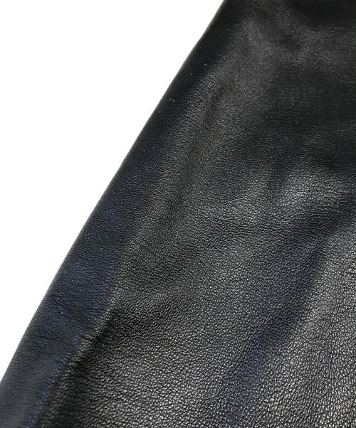 PAUL SMITH（ポールスミス）Paul Smith (ポールスミス) レザーシャツ ブラック サイズ:Mの古着・服飾アイテム