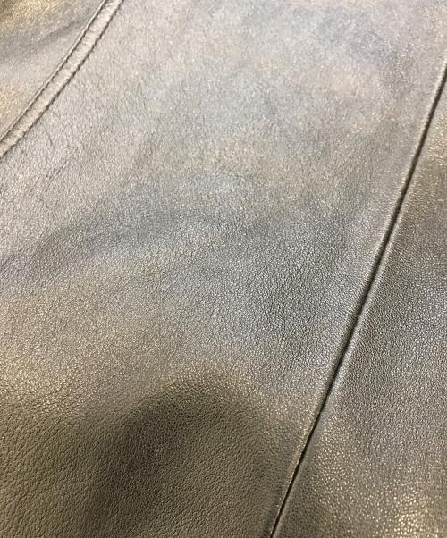 PAUL SMITH（ポールスミス）Paul Smith (ポールスミス) レザーシャツ ブラック サイズ:Mの古着・服飾アイテム
