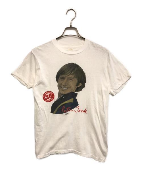 アーティストTシャツ（アーティストTシャツ）アーティストTシャツ (アーティストTシャツ) 80s monkees peter tork(モンキーズ・ピーター・トーク) アーティストTシャツ ホワイト サイズ:Lの古着・服飾アイテム
