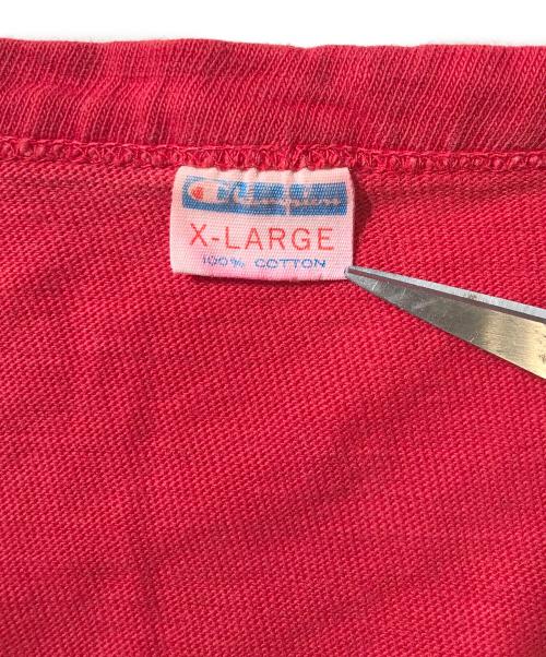 Champion（チャンピオン）Champion (チャンピオン) フットボールTシャツ レッド サイズ:X‐LARGEの古着・服飾アイテム