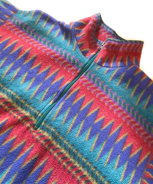 Patagonia（パタゴニア）Patagonia (パタゴニア) シンチラハーフジップジャケット マルチカラー サイズ:Lの古着・服飾アイテム