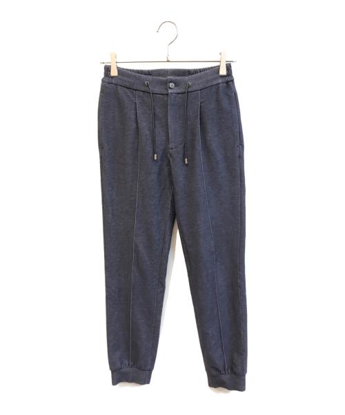 giab's ARCHIVIO（ジャブス アルキヴィオ）giab's ARCHIVIO (ジャブス アルキヴィオ) デニムジャージーストレッチ1プリーツ パンツ A3566 インディゴ サイズ:42の古着・服飾アイテム