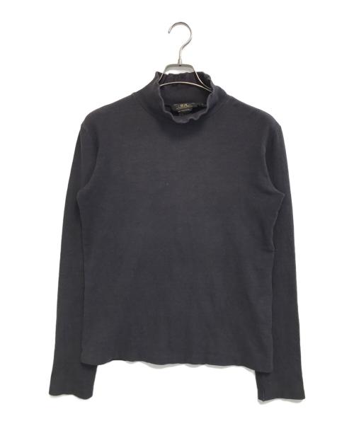 RRL（ダブルアールエル）RRL (ダブルアールエル) モックネックカットソー ブラック サイズ:Mの古着・服飾アイテム