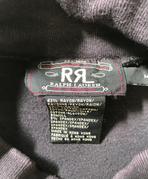 RRL（ダブルアールエル）RRL (ダブルアールエル) モックネックカットソー ブラック サイズ:Mの古着・服飾アイテム