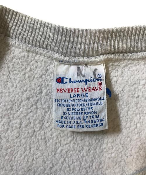 Champion（チャンピオン）Champion (チャンピオン) リバースウィーブスウェット グレー サイズ:LARGEの古着・服飾アイテム