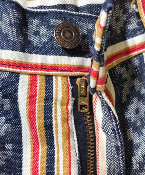 LEVI'S（リーバイス）LEVI'S (リーバイス) ジャガードフレアパンツ マルチカラー サイズ:表記なしの古着・服飾アイテム