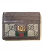 GUCCIグッチ）の古着「カードケース」｜ブラウン