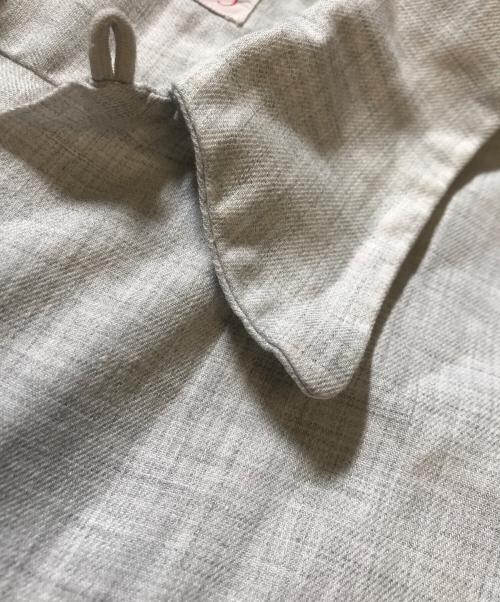 Manhattan（マンハッタン）Manhattan (マンハッタン) オープンカラーシャツ グレー サイズ:Mの古着・服飾アイテム