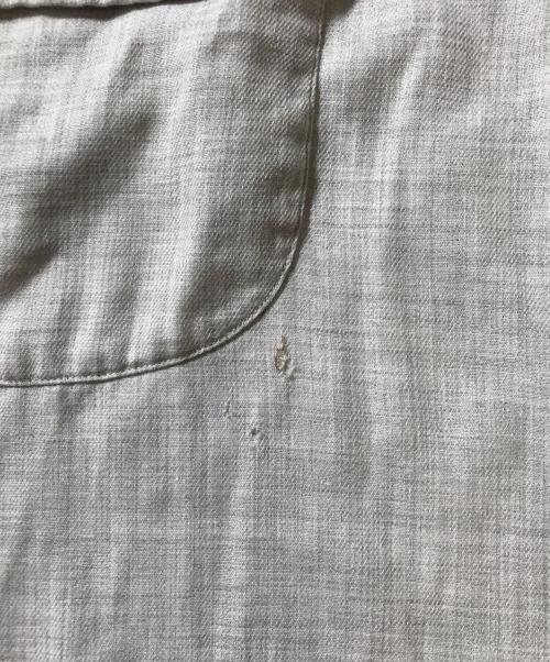 Manhattan（マンハッタン）Manhattan (マンハッタン) オープンカラーシャツ グレー サイズ:Mの古着・服飾アイテム