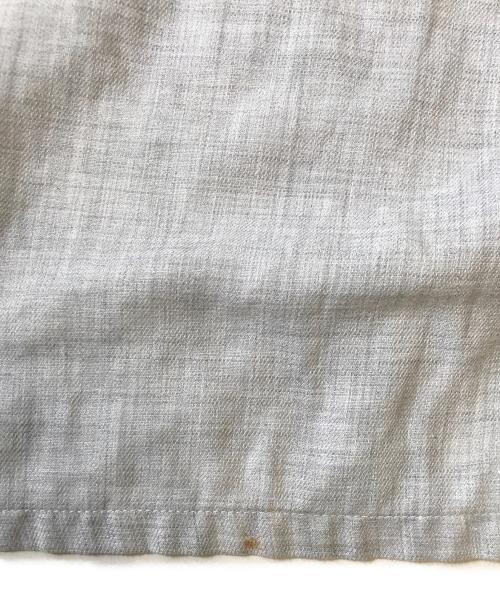 Manhattan（マンハッタン）Manhattan (マンハッタン) オープンカラーシャツ グレー サイズ:Mの古着・服飾アイテム
