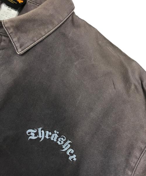 THRASHER（スラッシャー）THRASHER (スラッシャー) ワークジャケット ブラウン サイズ:LARGEの古着・服飾アイテム