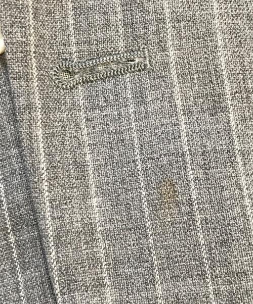 COMME des GARCONS HOMME PLUS（コムデギャルソンオムプリュス）COMME des GARCONS HOMME PLUS (コムデギャルソンオムプリュス) レイヤードテーラードジャケット グレー サイズ: XSの古着・服飾アイテム