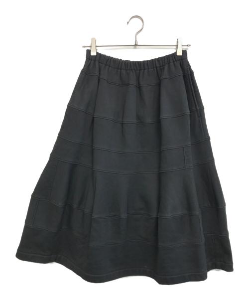 tricot COMME des GARCONS（トリココムデギャルソン）tricot COMME des GARCONS (トリココムデギャルソン) スウェットスカート ブラック サイズ:表記なしの古着・服飾アイテム