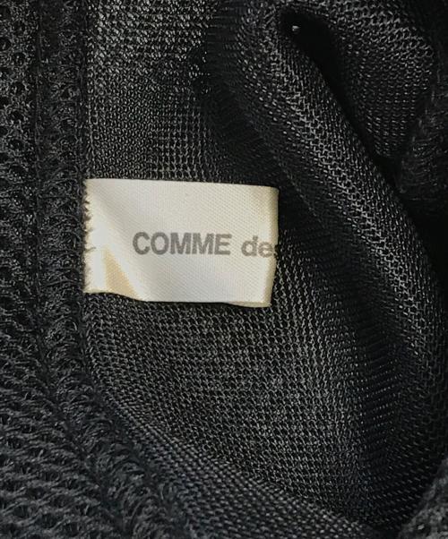 COMME des GARCONS（コムデギャルソン）COMME des GARCONS (コムデギャルソン) レースアップ変形カットソー ブラック サイズ:表記なしの古着・服飾アイテム