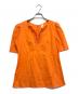 JUNYA WATANABE COMME des GARCONS（(ジュンヤワタナベ コムデギャルソン）の古着「ブラウス」｜オレンジ
