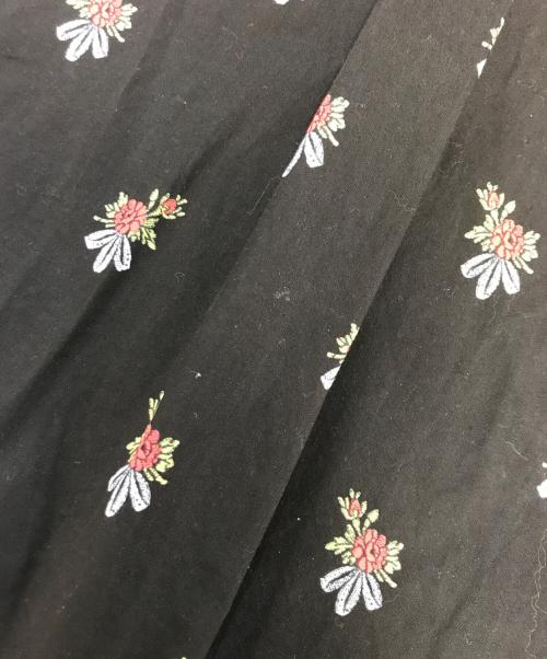 tricot COMME des GARCONS（トリココムデギャルソン）tricot COMME des GARCONS (トリココムデギャルソン) 花柄シャツ ブラック サイズ:Mの古着・服飾アイテム