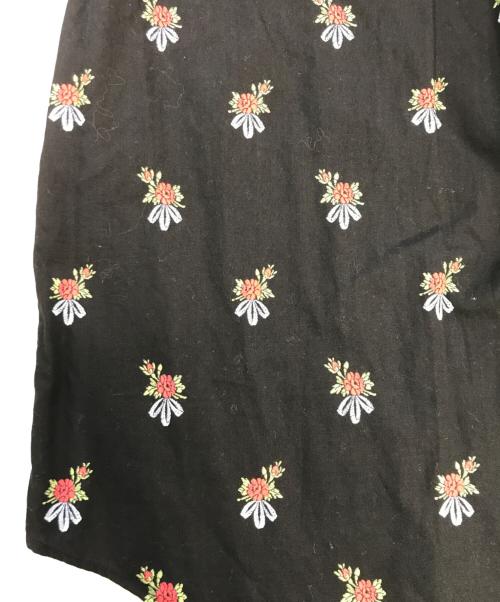 tricot COMME des GARCONS（トリココムデギャルソン）tricot COMME des GARCONS (トリココムデギャルソン) 花柄シャツ ブラック サイズ:Mの古着・服飾アイテム