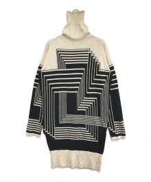 Jean Paul GAULTIER（ジャンポールゴルチェ）の古着「タートルネックニットワンピース」｜ベージュ