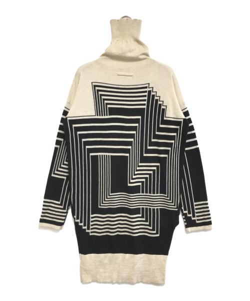 Jean Paul GAULTIER（ジャンポールゴルチェ）Jean Paul GAULTIER (ジャンポールゴルチェ) タートルネックニットワンピース ベージュ サイズ:Sの古着・服飾アイテム