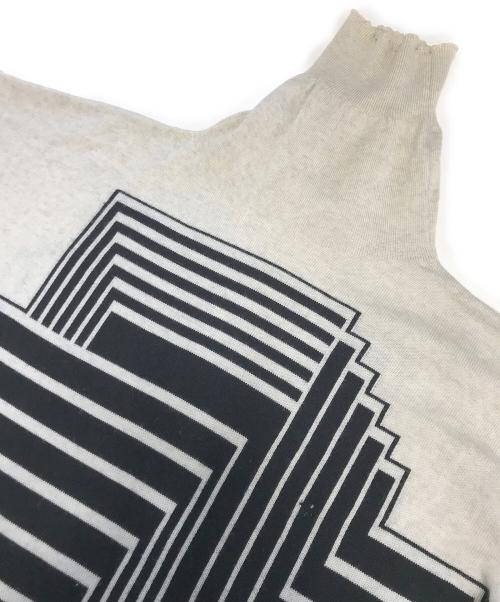 Jean Paul GAULTIER（ジャンポールゴルチェ）Jean Paul GAULTIER (ジャンポールゴルチェ) タートルネックニットワンピース ベージュ サイズ:Sの古着・服飾アイテム