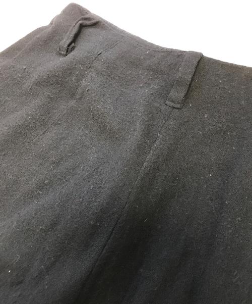 DRIES VAN NOTEN（ドリスヴァンノッテン）DRIES VAN NOTEN (ドリスヴァンノッテン) 縮絨ハーフパンツ ブラック サイズ:34の古着・服飾アイテム