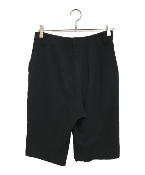 DRIES VAN NOTEN（ドリスヴァンノッテン）DRIES VAN NOTEN (ドリスヴァンノッテン) 縮絨ハーフパンツ ブラック サイズ:34の古着・服飾アイテム