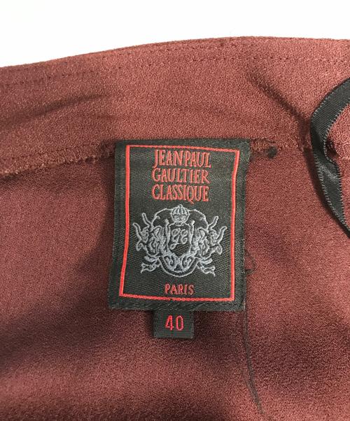 Jean Paul GAULTIER CLASSIQUE（ジャンポールゴルチエクラシック）Jean Paul GAULTIER CLASSIQUE (ジャンポールゴルチエクラシック) ロングスカート レッド サイズ:40の古着・服飾アイテム