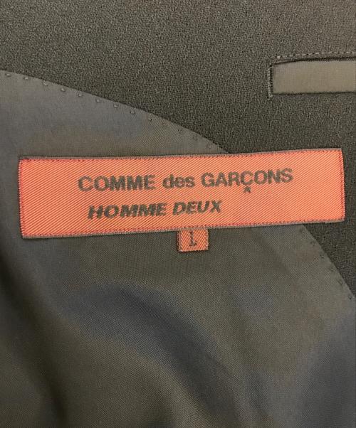 COMME des GARCONS HOMME DEUX（コムデギャルソン オム ドゥ）COMME des GARCONS HOMME DEUX (コムデギャルソン オム ドゥ) セットアップスーツ ブラック サイズ:Lの古着・服飾アイテム