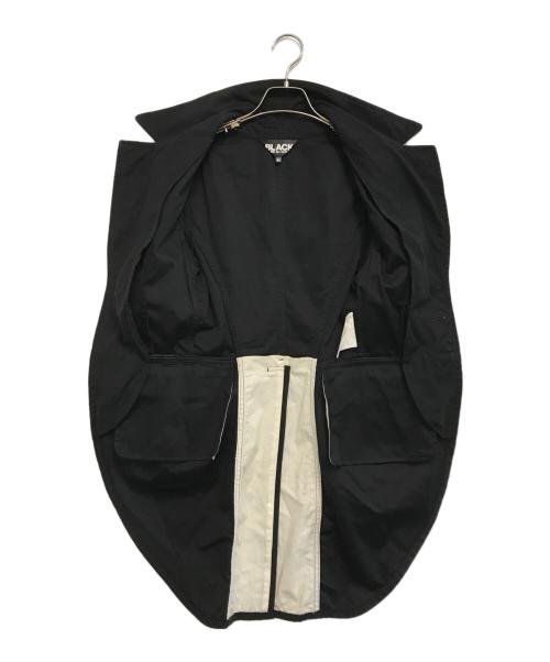 BLACK COMME des GARCONS（ブラックコムデギャルソン）BLACK COMME des GARCONS (ブラックコムデギャルソン) 変形燕尾ジャケット ブラック サイズ:Mの古着・服飾アイテム
