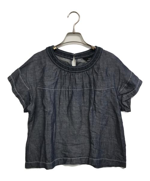 tricot COMME des GARCONS（トリココムデギャルソン）tricot COMME des GARCONS (トリココムデギャルソン) ブラウス ブルー サイズ:Mの古着・服飾アイテム