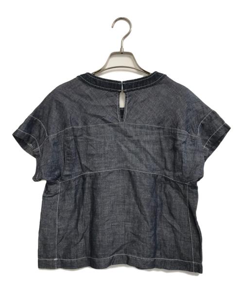 tricot COMME des GARCONS（トリココムデギャルソン）tricot COMME des GARCONS (トリココムデギャルソン) ブラウス ブルー サイズ:Mの古着・服飾アイテム