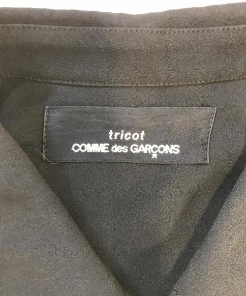 tricot COMME des GARCONS（トリココムデギャルソン）tricot COMME des GARCONS (トリココムデギャルソン) シャツワンピース ブラック サイズ:表記なしの古着・服飾アイテム