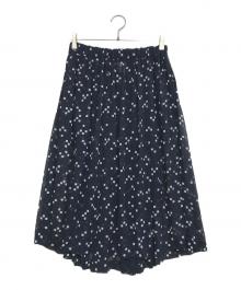 COMME des GARCONS COMME des GARCONS（コムデギャルソン コムデギャルソン）の古着「スクエアドットスカート」｜ネイビー