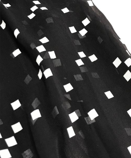 COMME des GARCONS COMME des GARCONS（コムデギャルソン コムデギャルソン）COMME des GARCONS COMME des GARCONS (コムデギャルソン コムデギャルソン) スクエアドットスカート ネイビー サイズ:Sの古着・服飾アイテム