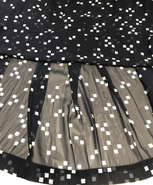 COMME des GARCONS COMME des GARCONS（コムデギャルソン コムデギャルソン）COMME des GARCONS COMME des GARCONS (コムデギャルソン コムデギャルソン) スクエアドットスカート ネイビー サイズ:Sの古着・服飾アイテム