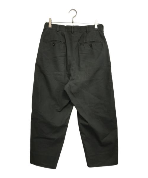 COMME des GARCONS HOMME（コムデギャルソン オム）COMME des GARCONS HOMME (コムデギャルソン オム) バイカラータックパンツ ブラウン×グリーン サイズ:XSの古着・服飾アイテム