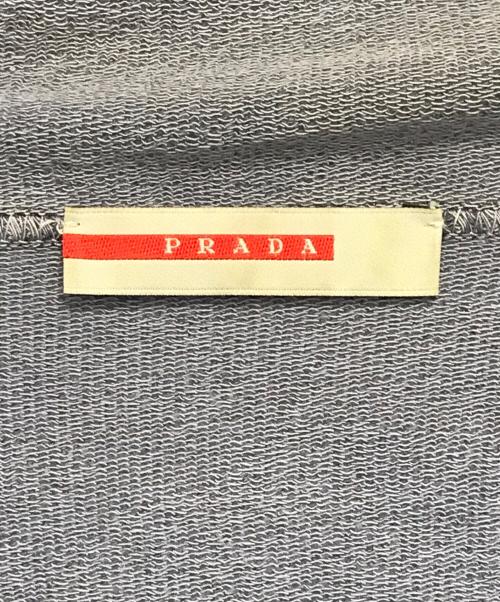PRADA（プラダ）PRADA (プラダ) ロゴジップパーカー パープル サイズ:XSの古着・服飾アイテム