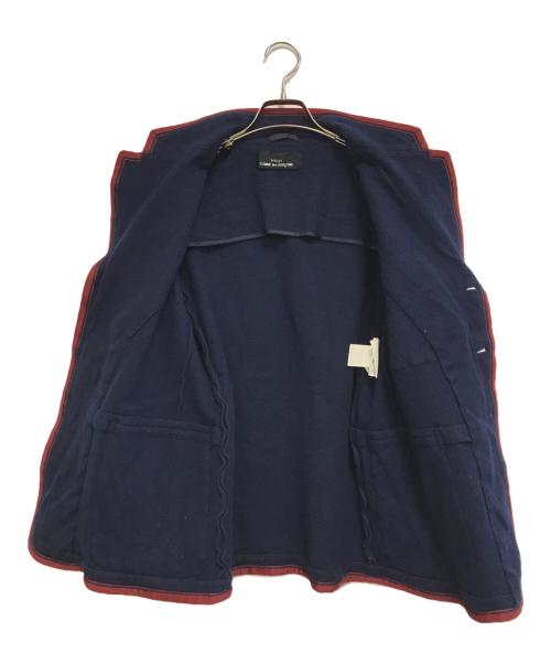 tricot COMME des GARCONS（トリココムデギャルソン）tricot COMME des GARCONS (トリココムデギャルソン) 縮絨3Bジャケット ネイビー サイズ:表記なしの古着・服飾アイテム