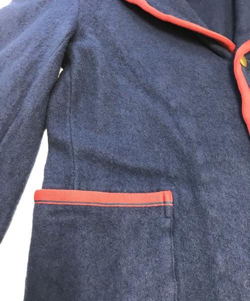 tricot COMME des GARCONS（トリココムデギャルソン）tricot COMME des GARCONS (トリココムデギャルソン) 縮絨3Bジャケット ネイビー サイズ:表記なしの古着・服飾アイテム
