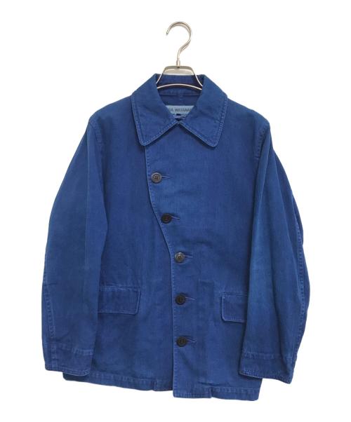 JUNYA WATANABE COMME des GARCONS（(ジュンヤワタナベ コムデギャルソン）JUNYA WATANABE COMME des GARCONS ((ジュンヤワタナベ コムデギャルソン) 後染め変形カバーオール ブルー サイズ:XSの古着・服飾アイテム