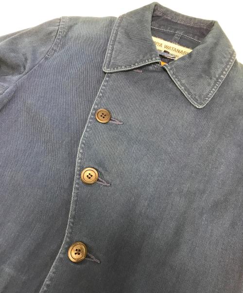 JUNYA WATANABE COMME des GARCONS（(ジュンヤワタナベ コムデギャルソン）JUNYA WATANABE COMME des GARCONS ((ジュンヤワタナベ コムデギャルソン) 後染め変形カバーオール ブルー サイズ:XSの古着・服飾アイテム