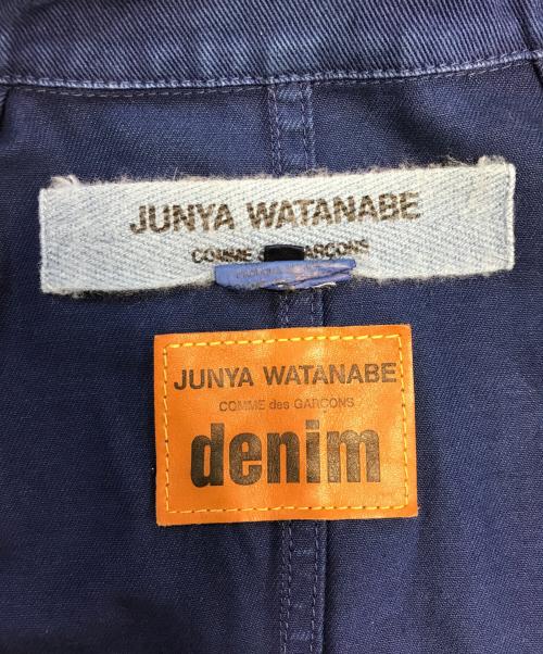 JUNYA WATANABE COMME des GARCONS（(ジュンヤワタナベ コムデギャルソン）JUNYA WATANABE COMME des GARCONS ((ジュンヤワタナベ コムデギャルソン) 後染め変形カバーオール ブルー サイズ:XSの古着・服飾アイテム