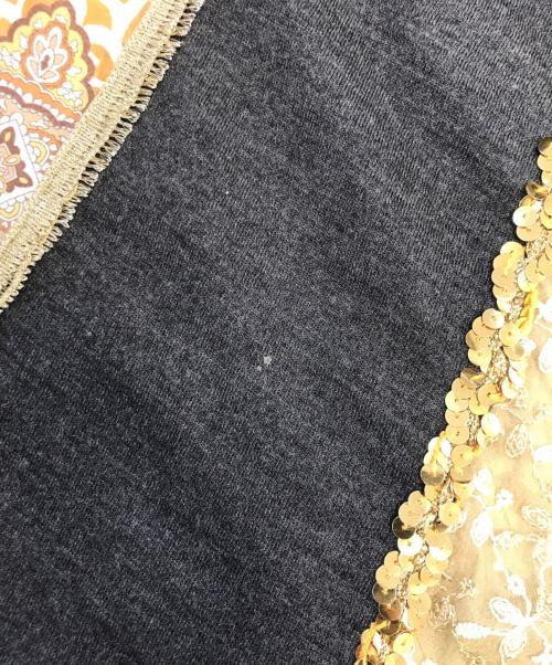 tricot COMME des GARCONS（トリココムデギャルソン）tricot COMME des GARCONS (トリココムデギャルソン) 異素材切替装飾スカート サイズ:Sの古着・服飾アイテム