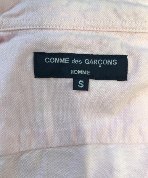 COMME des GARCONS HOMME（コムデギャルソン オム）COMME des GARCONS HOMME (コムデギャルソン オム) 縮絨切替シャツ ピンク サイズ:Sの古着・服飾アイテム