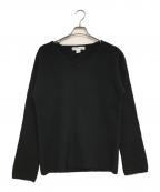 COMME des GARCONS SHIRTコムデギャルソンシャツ）の古着「Vネックニット」｜ブラック