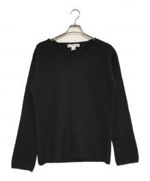COMME des GARCONS SHIRT（コムデギャルソンシャツ）の古着「Vネックニット」｜ブラック