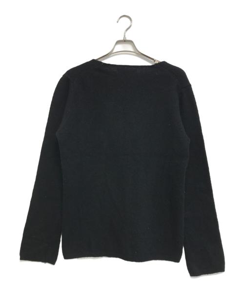 COMME des GARCONS SHIRT（コムデギャルソンシャツ）COMME des GARCONS SHIRT (コムデギャルソンシャツ) Vネックニット ブラック サイズ:Lの古着・服飾アイテム