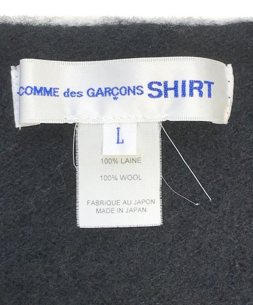 COMME des GARCONS SHIRT（コムデギャルソンシャツ）COMME des GARCONS SHIRT (コムデギャルソンシャツ) Vネックニット ブラック サイズ:Lの古着・服飾アイテム