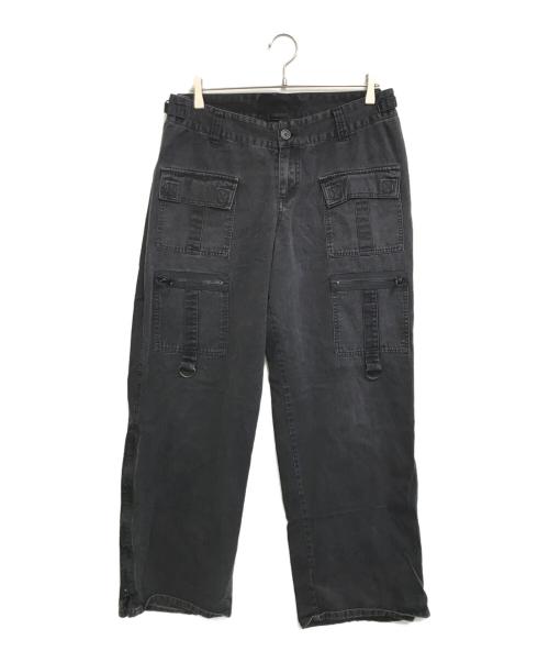 TRIPP NYC（トリップニューヨークシティー）TRIPP NYC (トリップニューヨークシティー) デザインカーゴパンツ ブラック サイズ:表記なしの古着・服飾アイテム