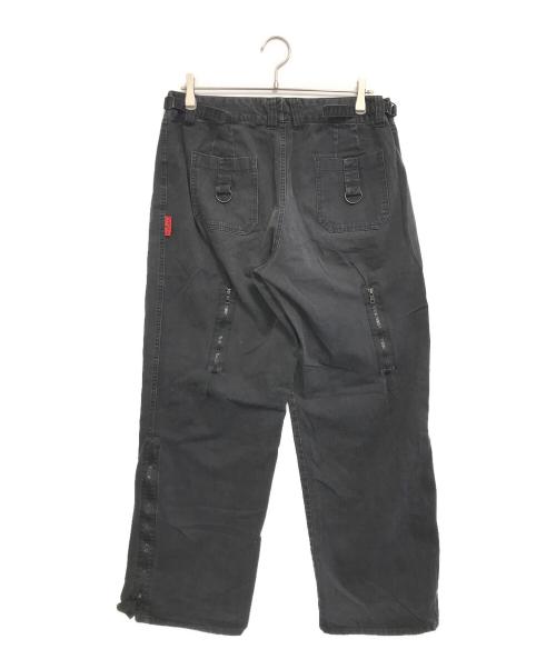 TRIPP NYC（トリップニューヨークシティー）TRIPP NYC (トリップニューヨークシティー) デザインカーゴパンツ ブラック サイズ:表記なしの古着・服飾アイテム